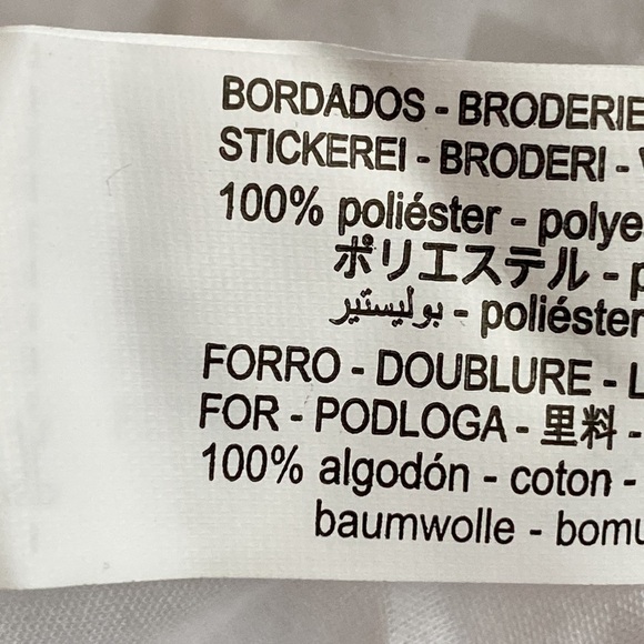 🌹NWT. Zara White Openwork embroidered V-neck Mini Dress. Size XL. - Picture 8 of 10